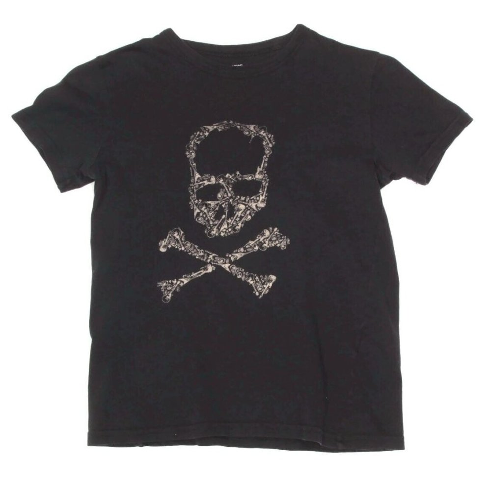 JOHN VARVATOS Skull of Guitars Rock & Roll Toddler Boys  T-Shirt Tee sz 6/L /219